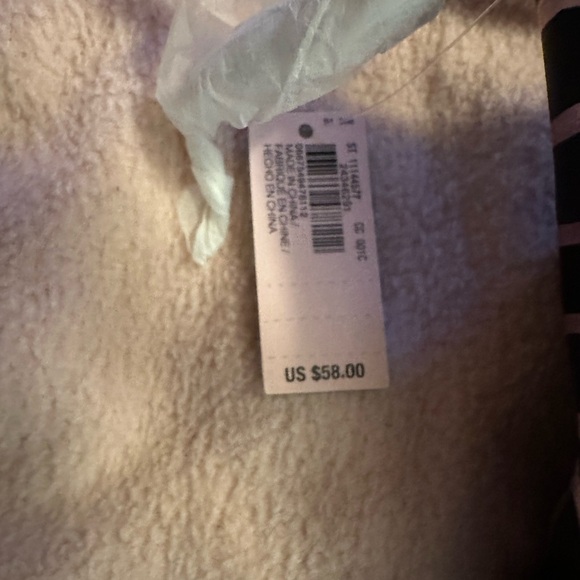 Victoria's Secret Black and Silver Star Pouch/ duffel nwt - Picture 2 of 7